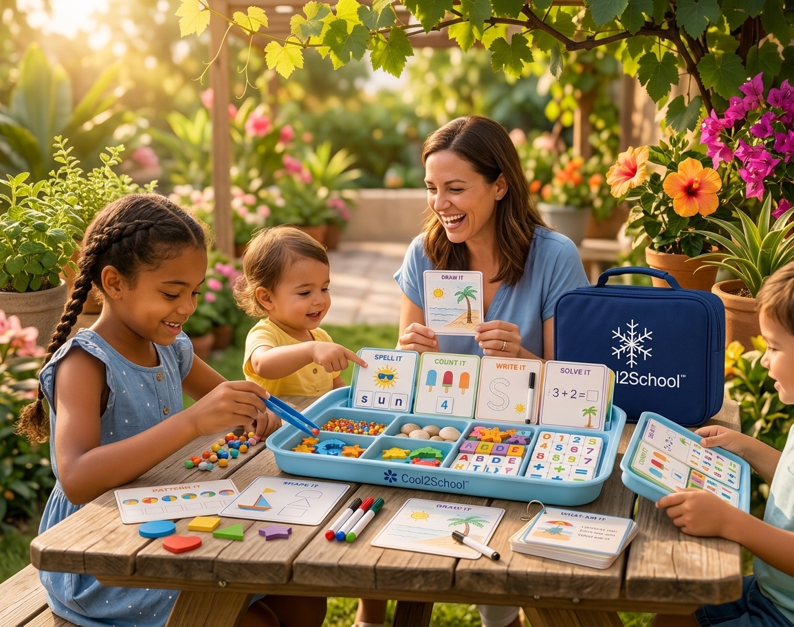 Summer learning tray 