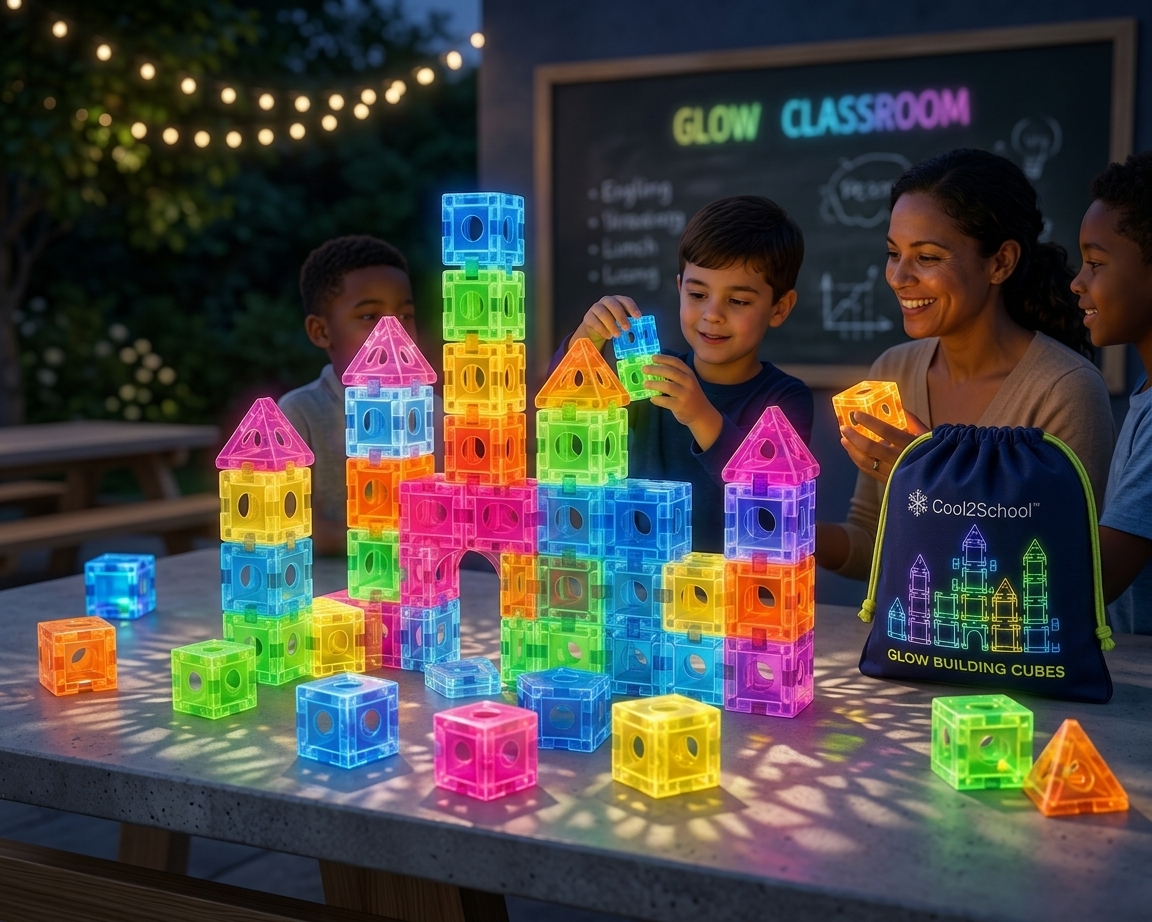 Glow building cubes