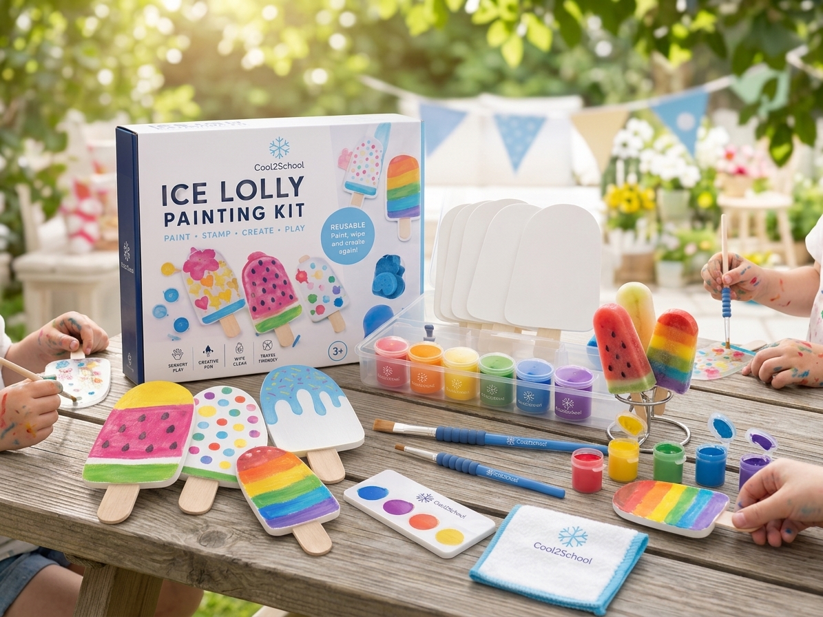Ice lolly painting kit