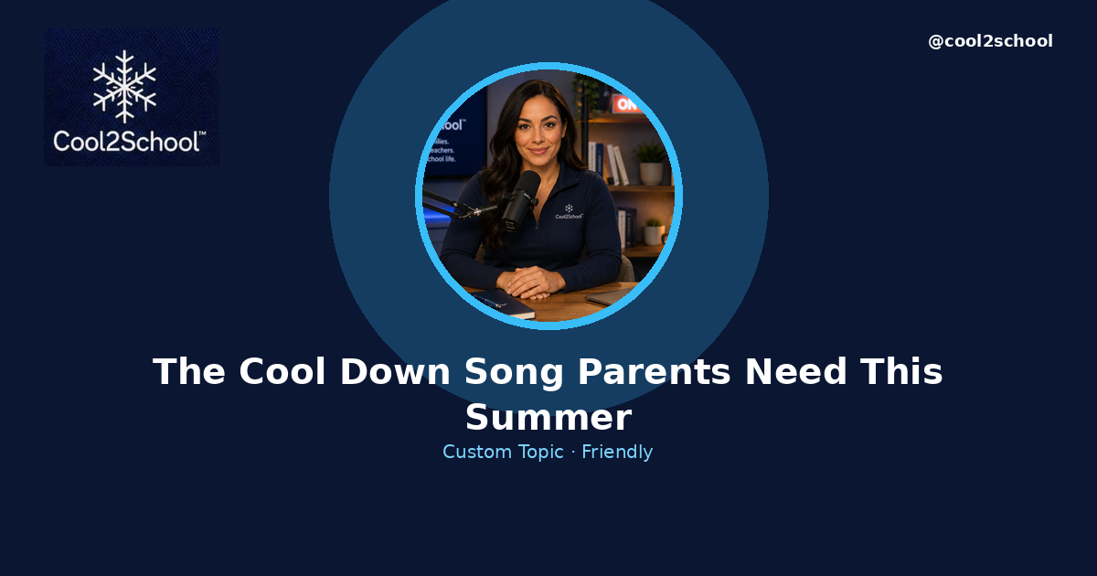 The Essential Cool Down Song for Hot Days