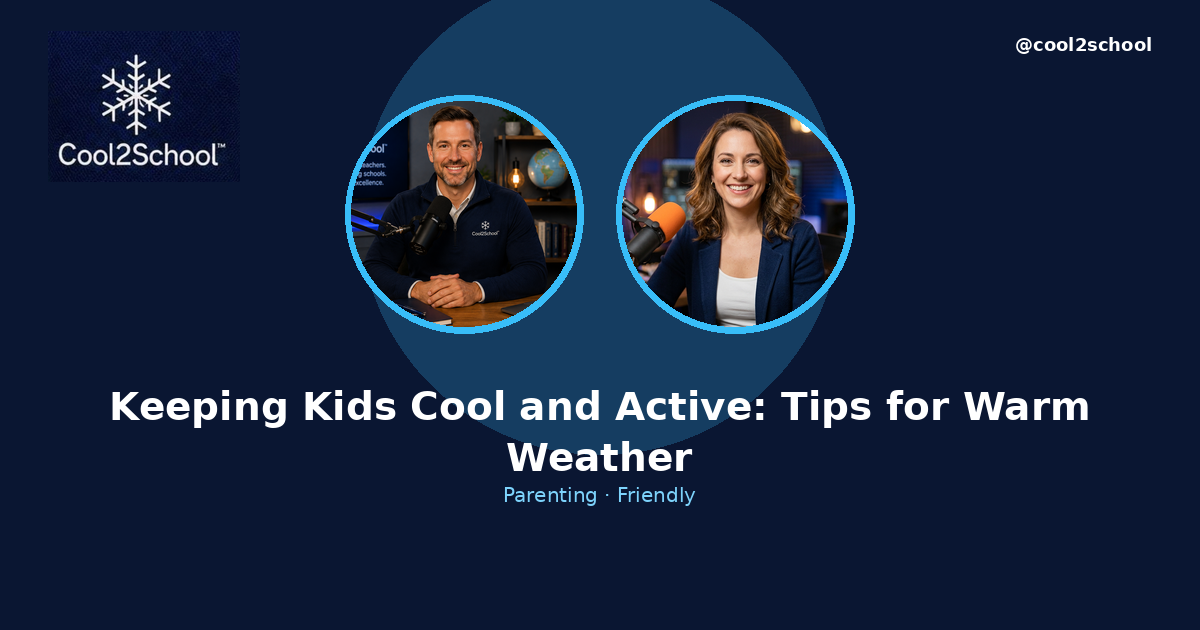 Tips to Keep Kids Cool and Active This Summer