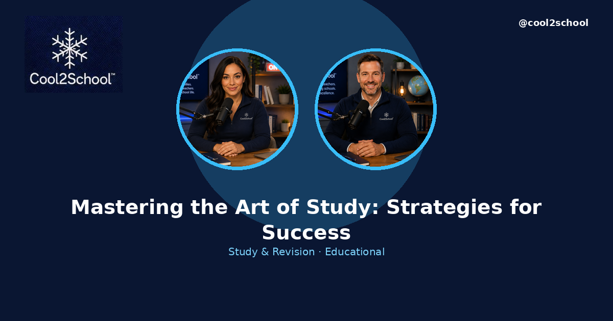 Mastering Study Techniques: Boost Your Academic Success