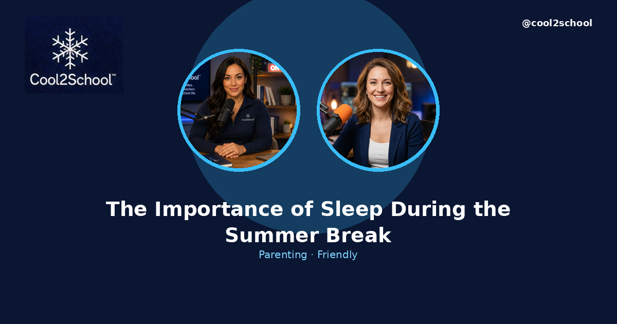 The Key to Summer Fun: Prioritising Sleep for Kids