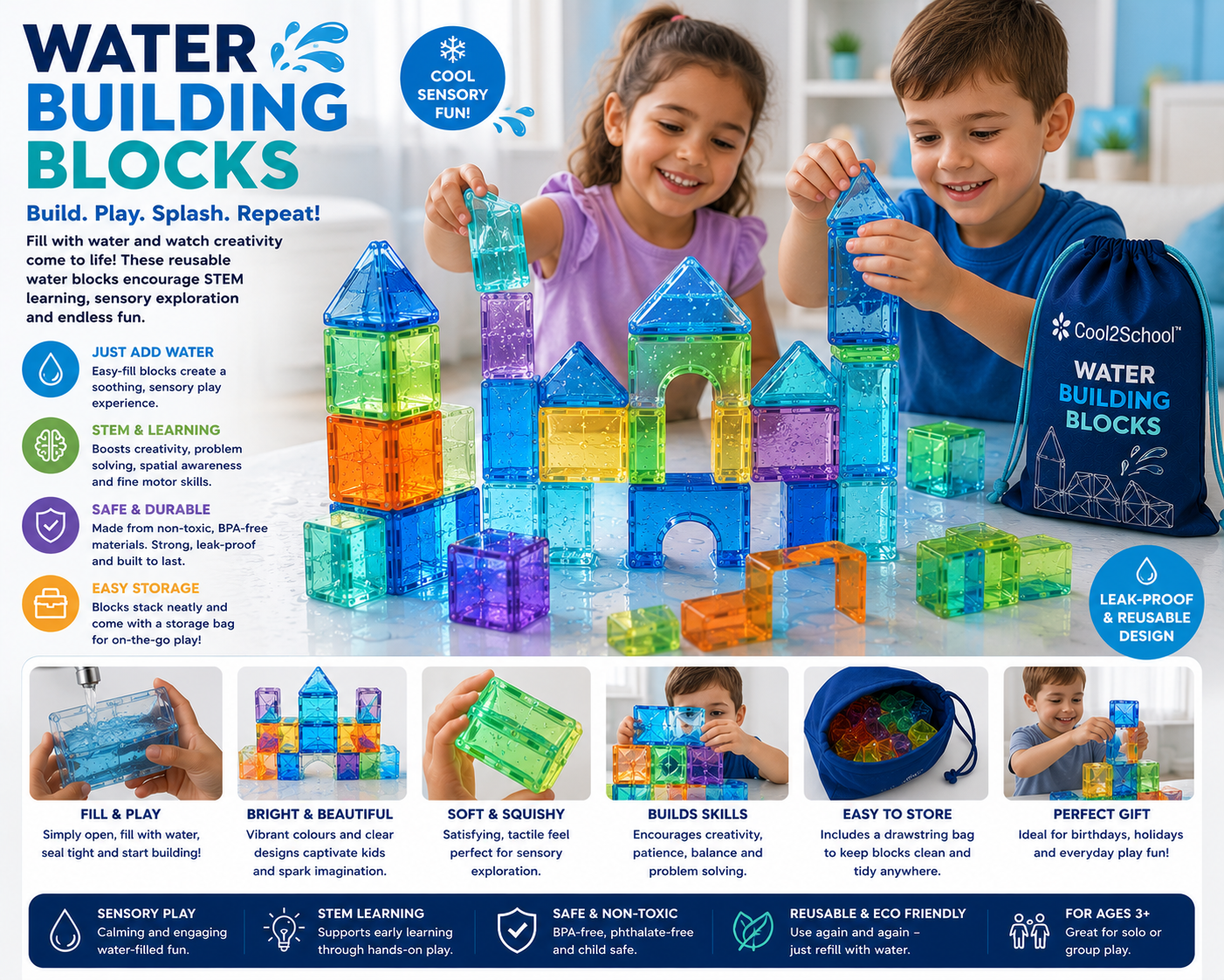 Water building blocks — view 2