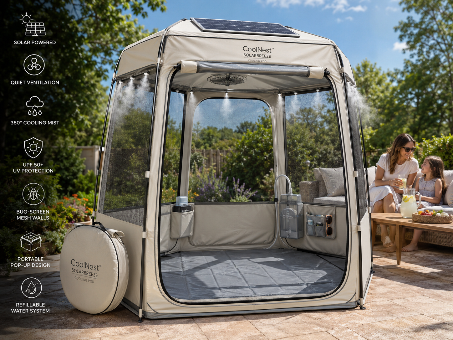 SolarBreeze Cooling Pod™