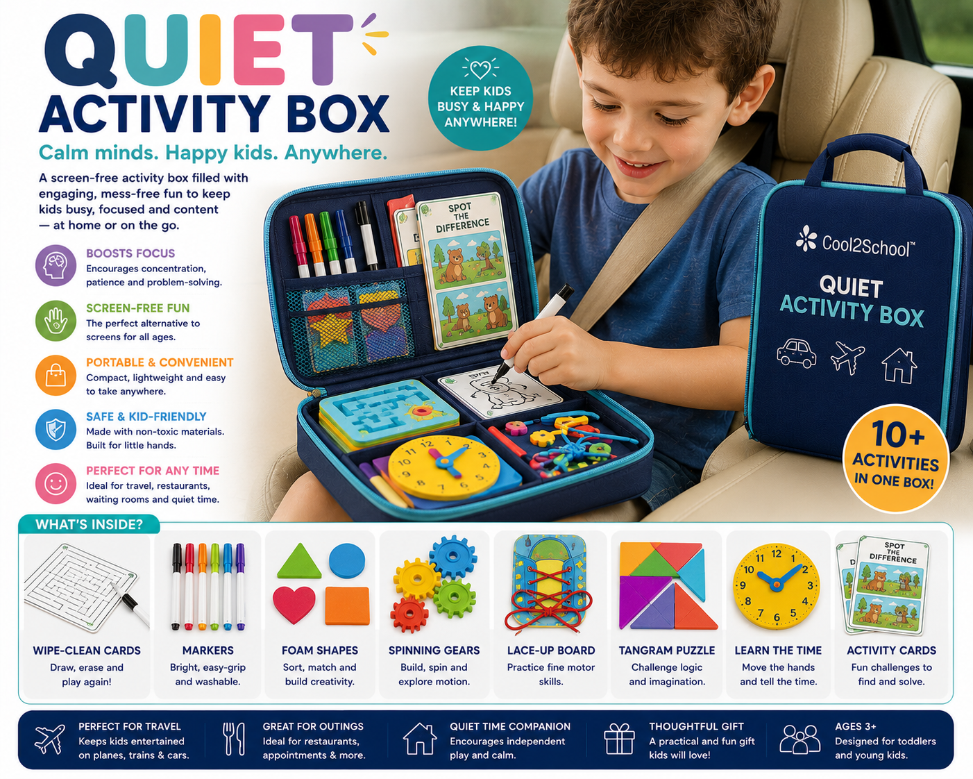 Quiet activity box — view 2