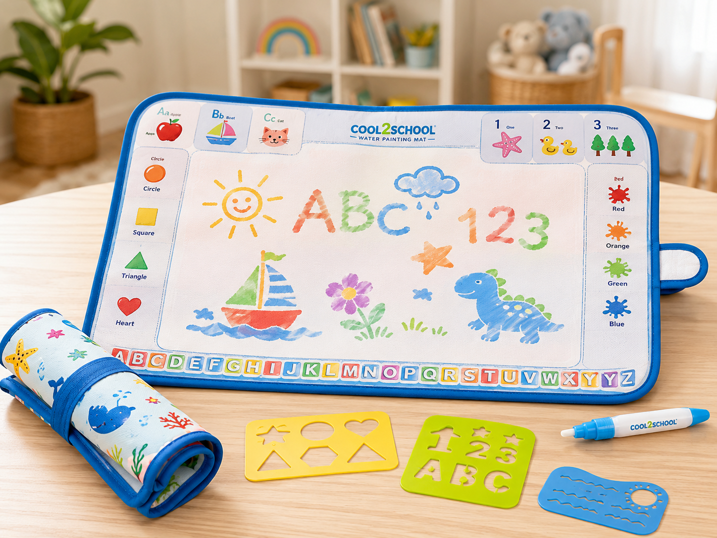 Water painting mat 