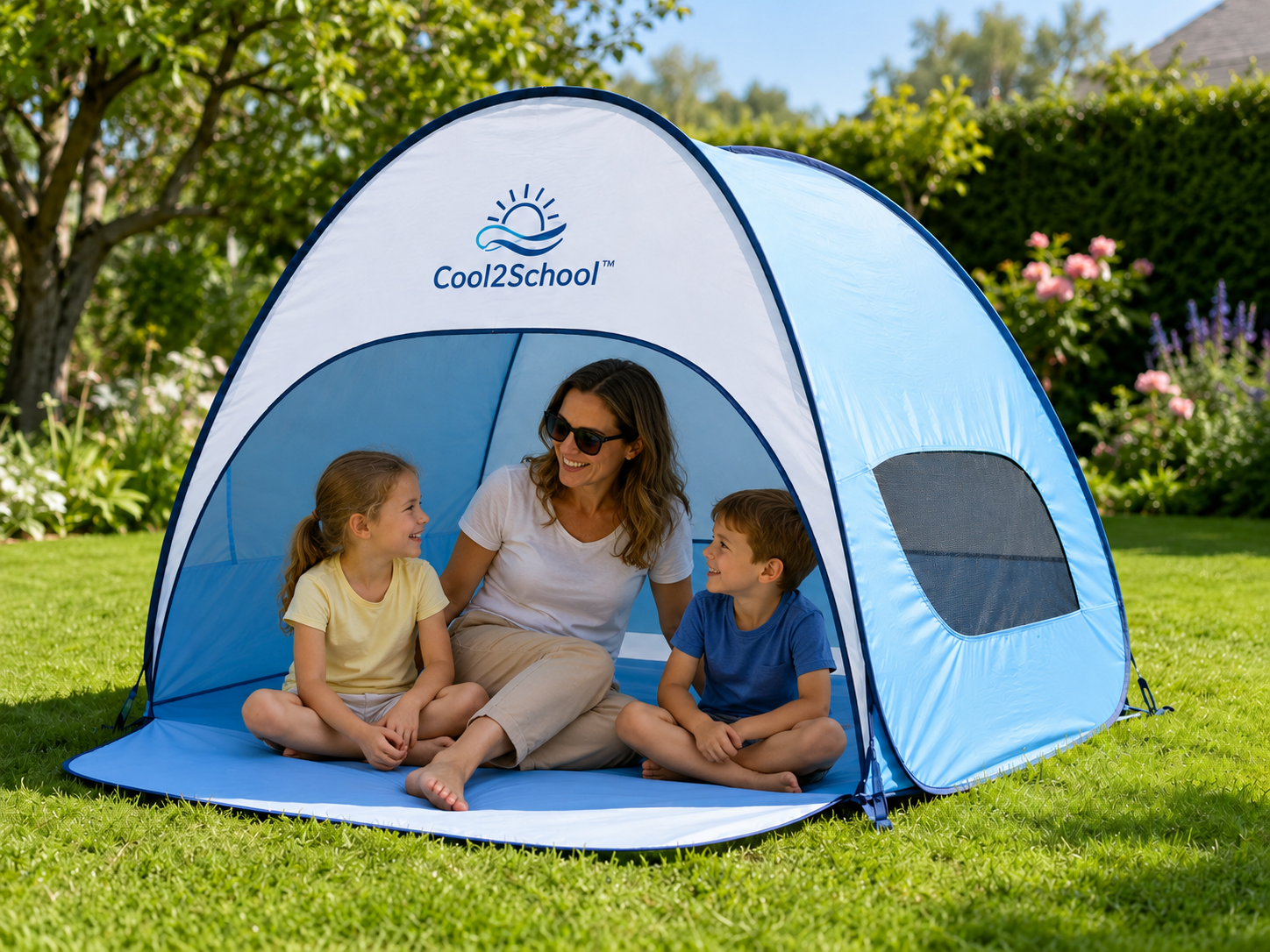  Pop-up shade tent — view 2