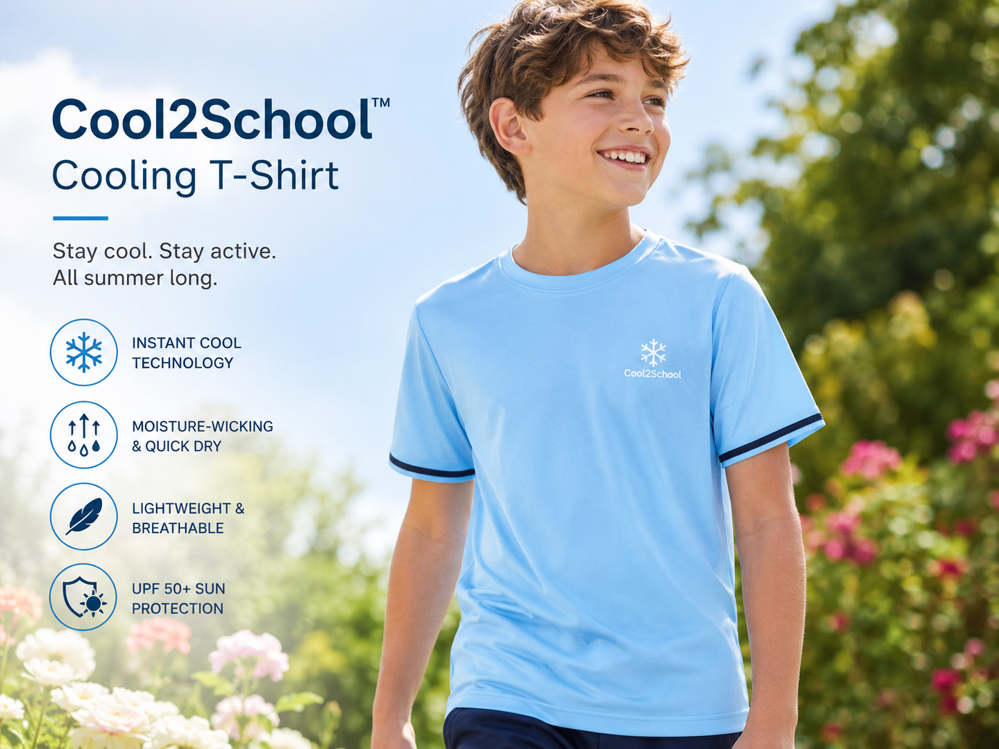 Cool2School™ Cooling T-Shirt — view 3