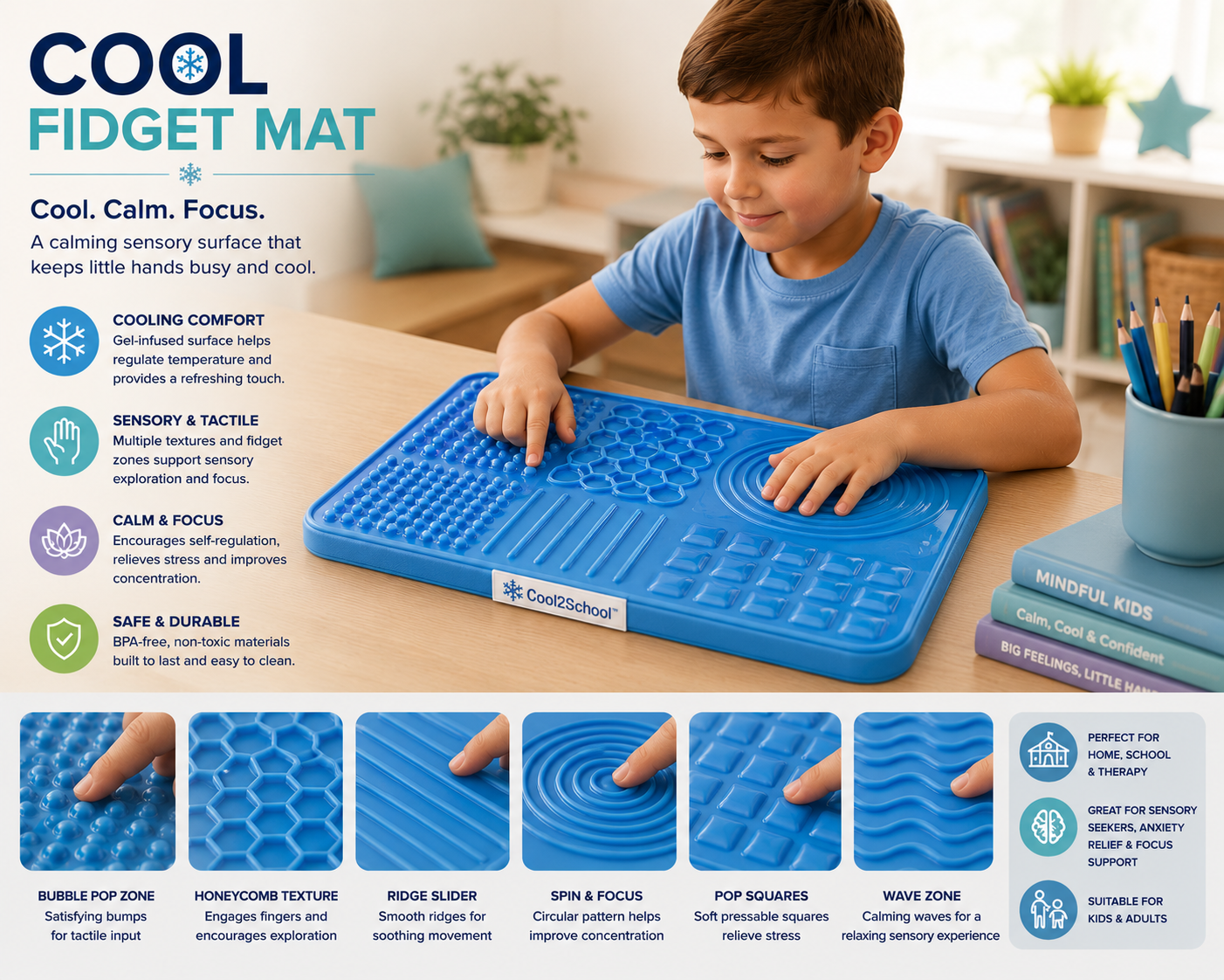 Cool fidget mat — view 2