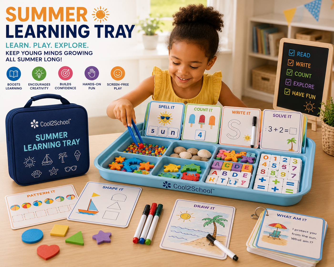 Summer learning tray  — view 3